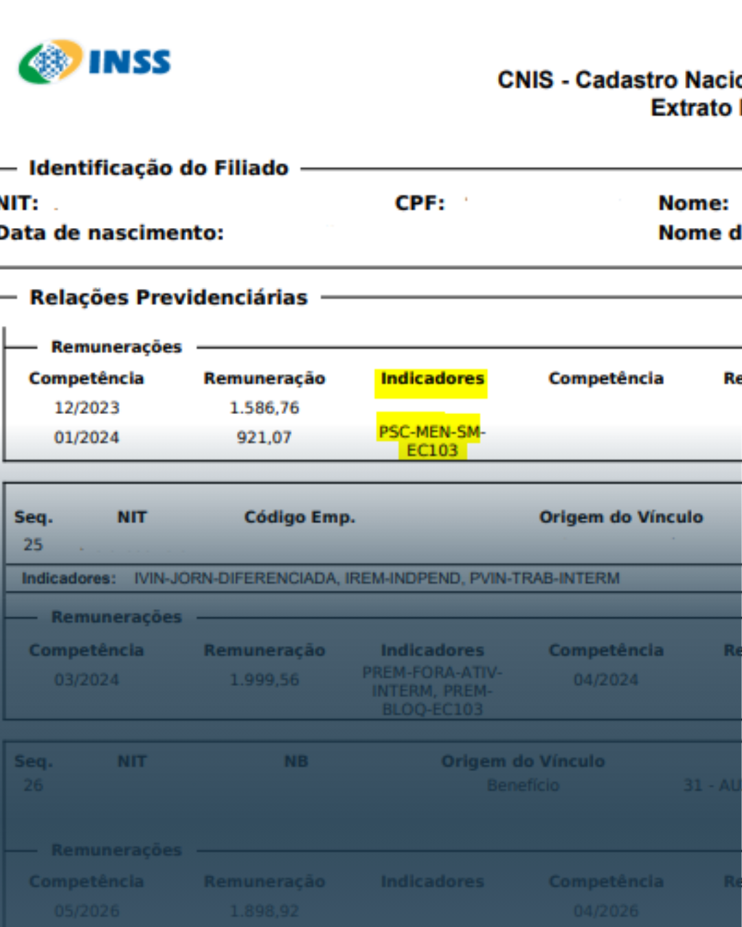 4 erros ocultos no seu CNIS que podem prejudicar a concessão do seu benefício previdenciário